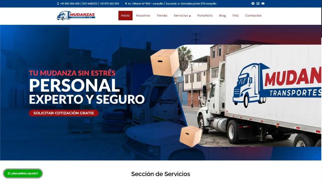 Caso de éxito Mudanzas y Transportes Lima